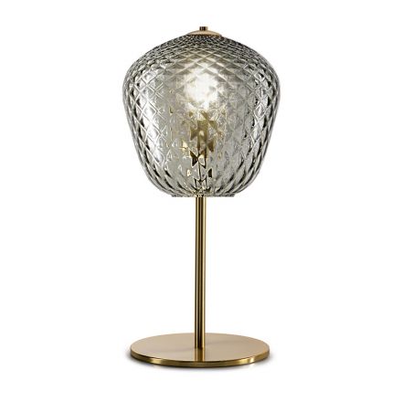 Ručně vyráběná stolní lampa z benátského foukaného skla - Dalia Balloton Viadurini