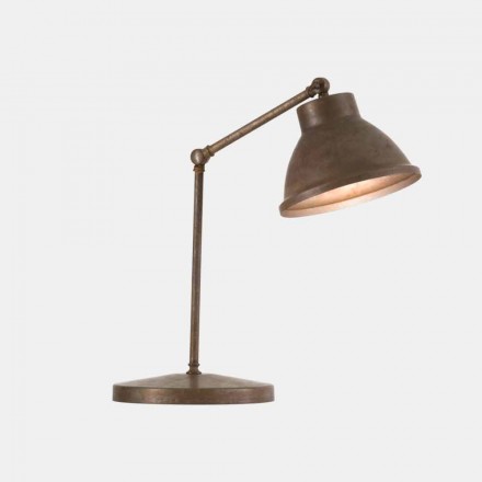 Stolní lampa s kloubem v mosazi a železa Vintage design - Loft od Il Fanale Viadurini