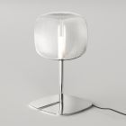 Stolní lampa s lesklou kovovou konstrukcí Made in Italy - Donatina Viadurini
