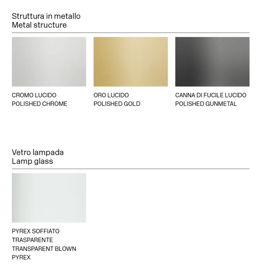 Stolní lampa s lesklou kovovou konstrukcí Made in Italy - Donatina Viadurini