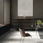 Stolní lampa s lesklou kovovou konstrukcí Made in Italy - Donatina Viadurini