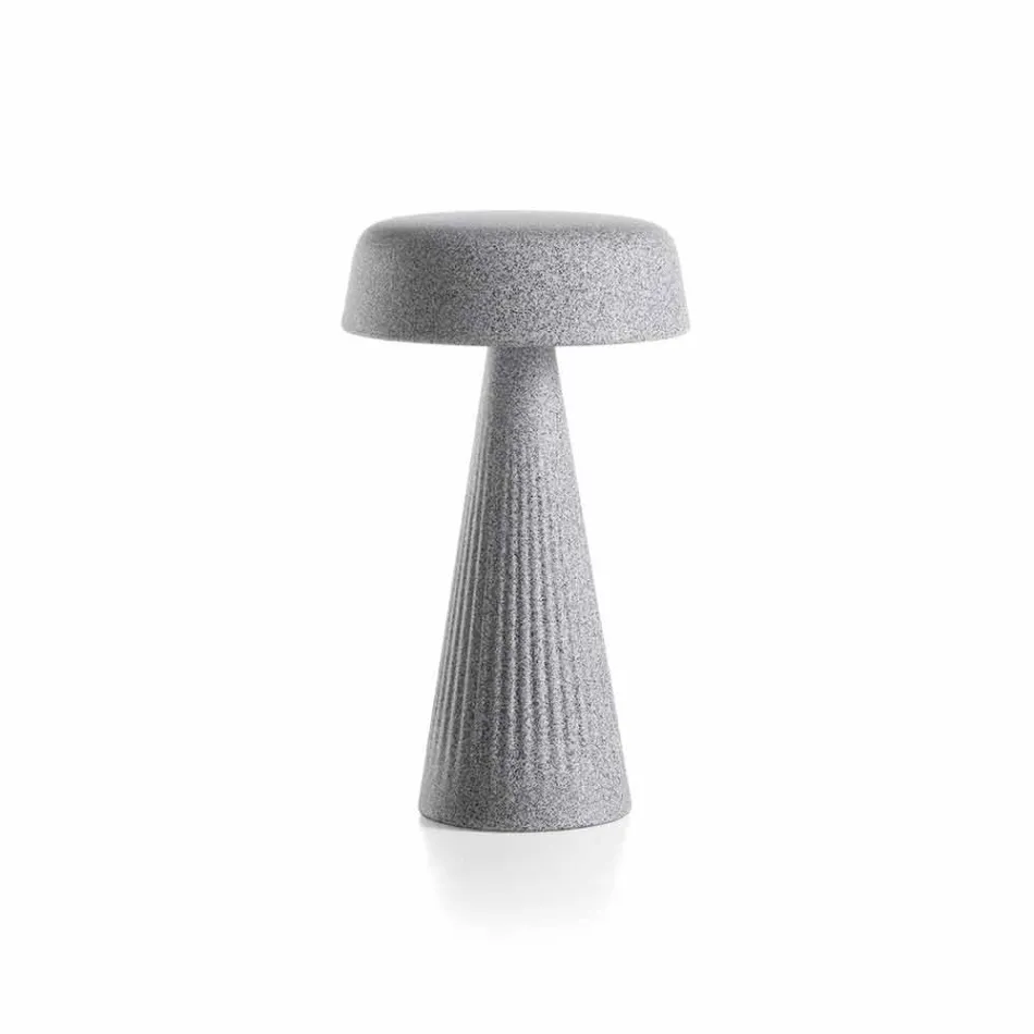 Stolní lampa se strukturou z polyethylenu vyrobená v Itálii - Desmond Viadurini