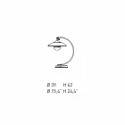 Stolní lampa se strukturou z dubu a kovu vyrobena v Itálii - Lumetto Viadurini