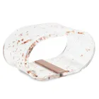 Stolní lampa z akrylového křišťálu a zlatý, stříbrný nebo měděný list - Gnassi Viadurini