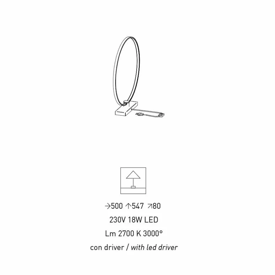 Designová stolní lampa z černého hliníku a mosazi vyrobená v Itálii - Norma Viadurini