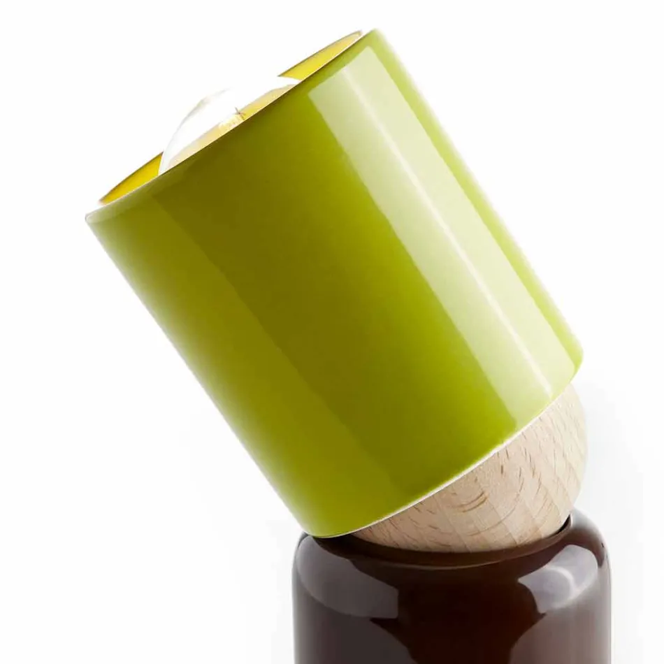 Moderní keramická stolní lampa vyrobená v Itálii v Itálii Viadurini