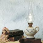Vintage designová stolní lampa z ručně malované keramiky - Pompeje Viadurini