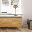 Stolní lampa z lakované oceli v různých povrchových úpravách - Giulia Viadurini