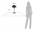 Stolní lampa z lakované oceli v různých povrchových úpravách - Giulia Viadurini