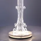 Stolní lampa Aurel z plexiskla ve dvou velikostech vyrobená v Itálii Viadurini
