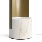 Stolní lampa z paonazzo mramoru a kovu Made in Italy - Azumane Viadurini