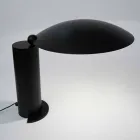 Stolní lampa z chromu nebo černého kovu s LED diodou Made in Italy - Orlando Viadurini