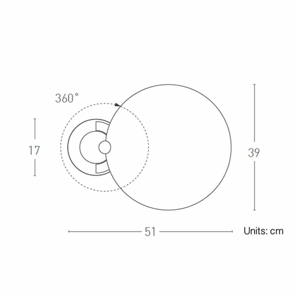 Stolní lampa z chromu nebo černého kovu s LED diodou Made in Italy - Orlando Viadurini