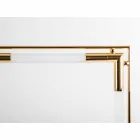 Stolní lampa z mosazi a pryskyřice s mramorovou základnou vyrobená v Itálii - Quizza Viadurini