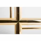 Stolní lampa z mosazi a pryskyřice s mramorovou základnou vyrobená v Itálii - Quizza Viadurini