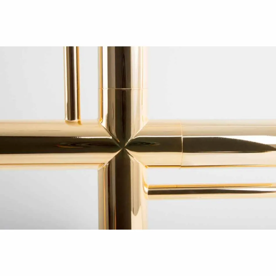 Stolní lampa z mosazi a pryskyřice s mramorovou základnou vyrobená v Itálii - Quizza Viadurini