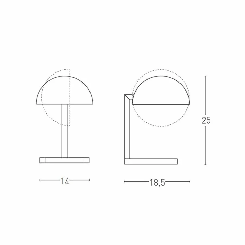 Stolní lampa v mosazi se zlatým nebo palladiovým povrchem vyrobená v Itálii - Adana Viadurini