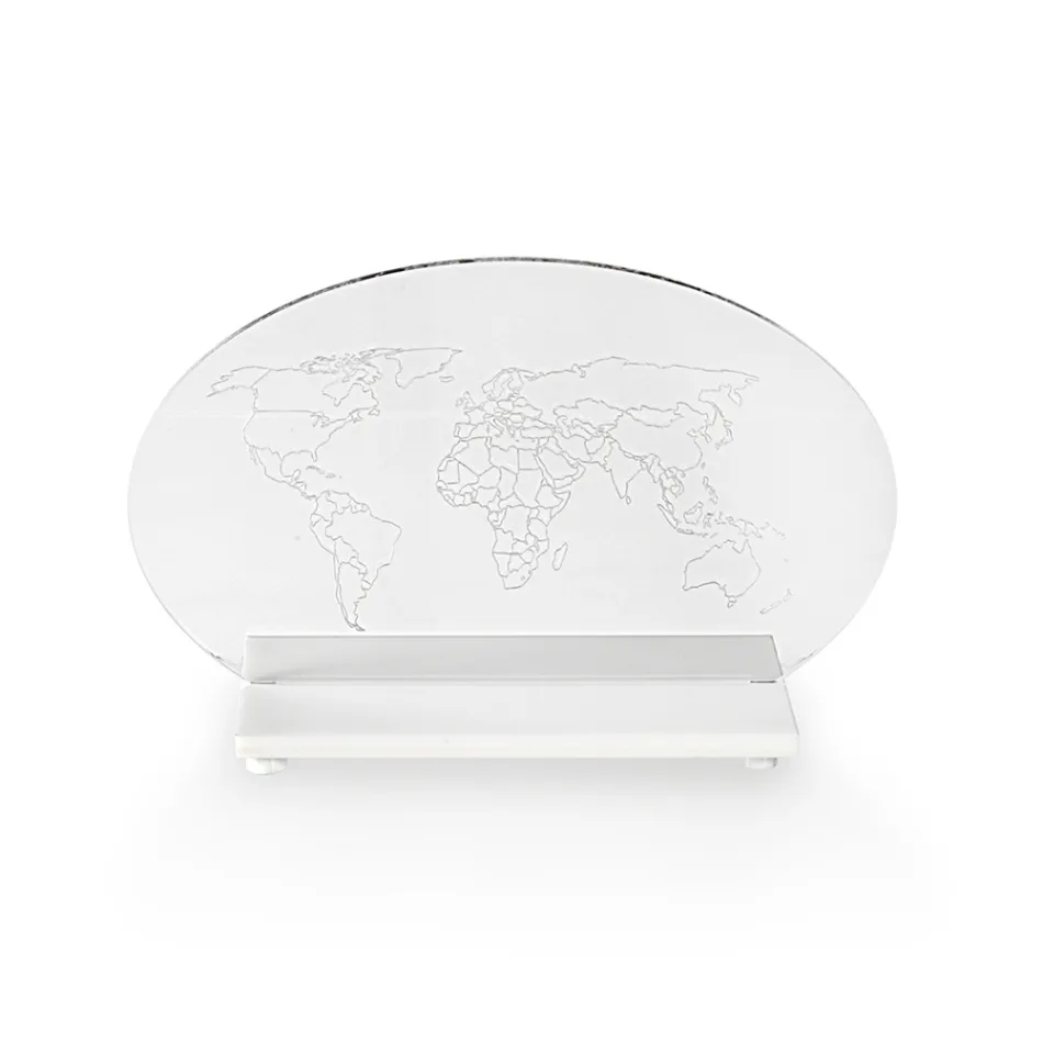 Stolní lampa z plexiskla s LED napájením Made in Italy - Rapunzel Viadurini