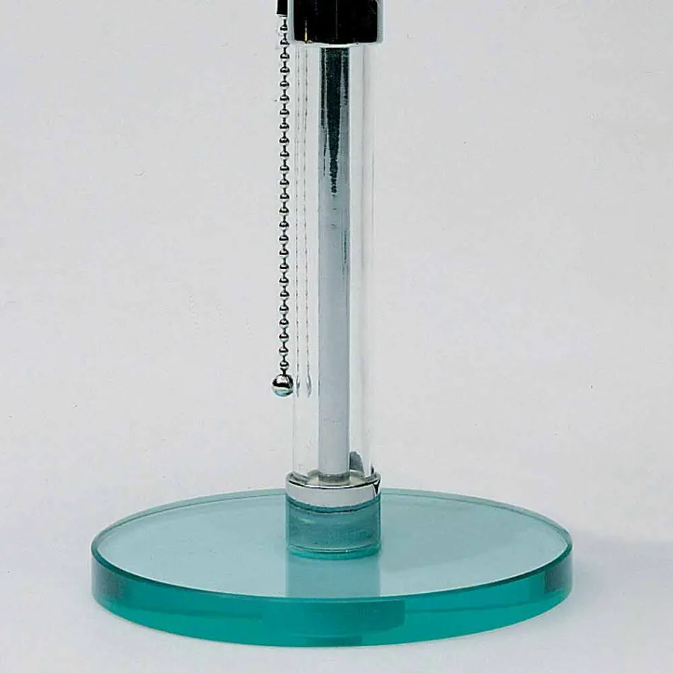 Skleněná stolní lampa s opálovým stínidlem Made in Italy - Dacca Viadurini