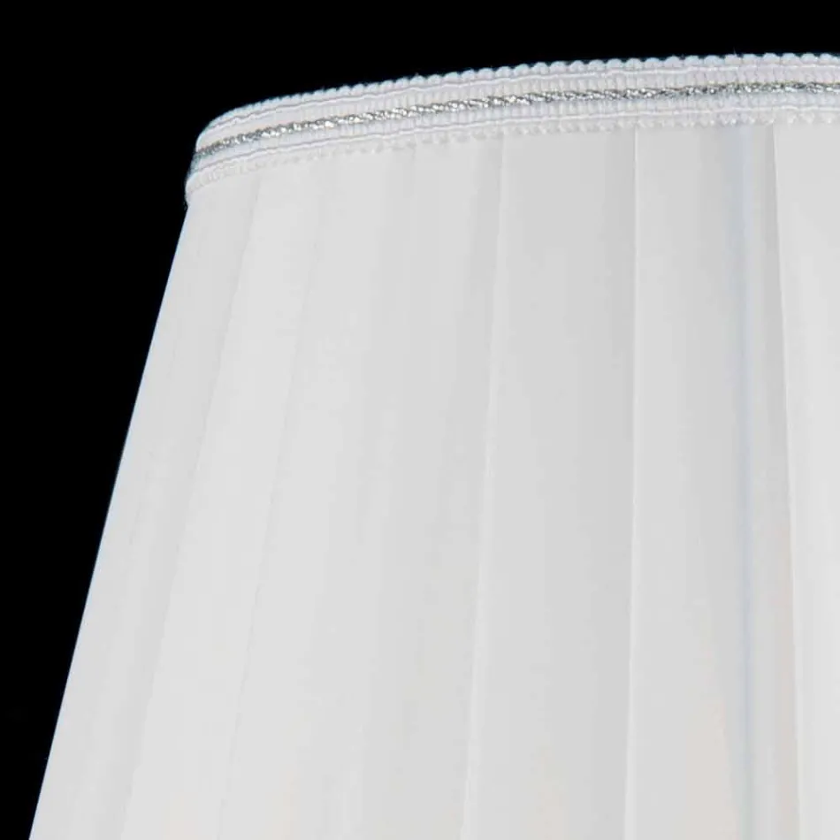 Lampa z průhledného skla stůl a Cristallo Ivy, vyrobený v Itálii Viadurini