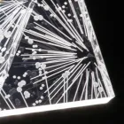 Stolní lampa Led Crystal Akrylový skládaný laserový dekor - Possett Viadurini