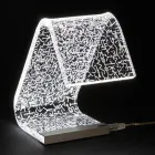 Stolní lampa Led Crystal Akrylový skládaný laserový dekor - Possett Viadurini