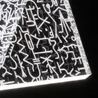 Stolní lampa Led Crystal Akrylový skládaný laserový dekor - Possett Viadurini