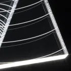Stolní lampa Led Crystal Akrylový skládaný laserový dekor - Possett Viadurini