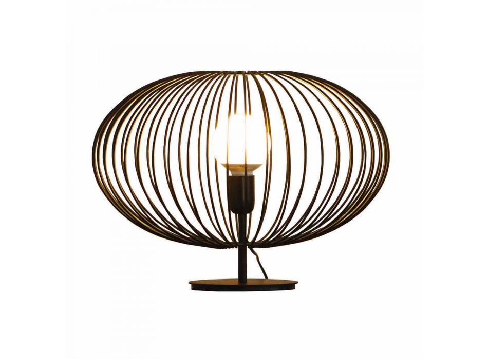 Současná stolní lampa z lakované oceli, Ø48xH35 cm, Gabriella Viadurini