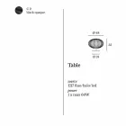 Současná stolní lampa z lakované oceli, Ø48xH35 cm, Gabriella Viadurini