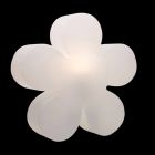 Květinový stůl nebo stojací lampa v bílém plastu - Fiorestar Viadurini