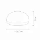 Přenosná 1W LED stolní lampa s USB nabíjením 2 kusů - Zecchino Viadurini