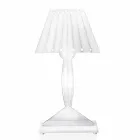 Tvarovaná stolní lampa, světlo z plexiskla Ferla Viadurini