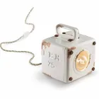 Lampa průmyslové styl keramické tabulky a ferro Valerie Viadurini