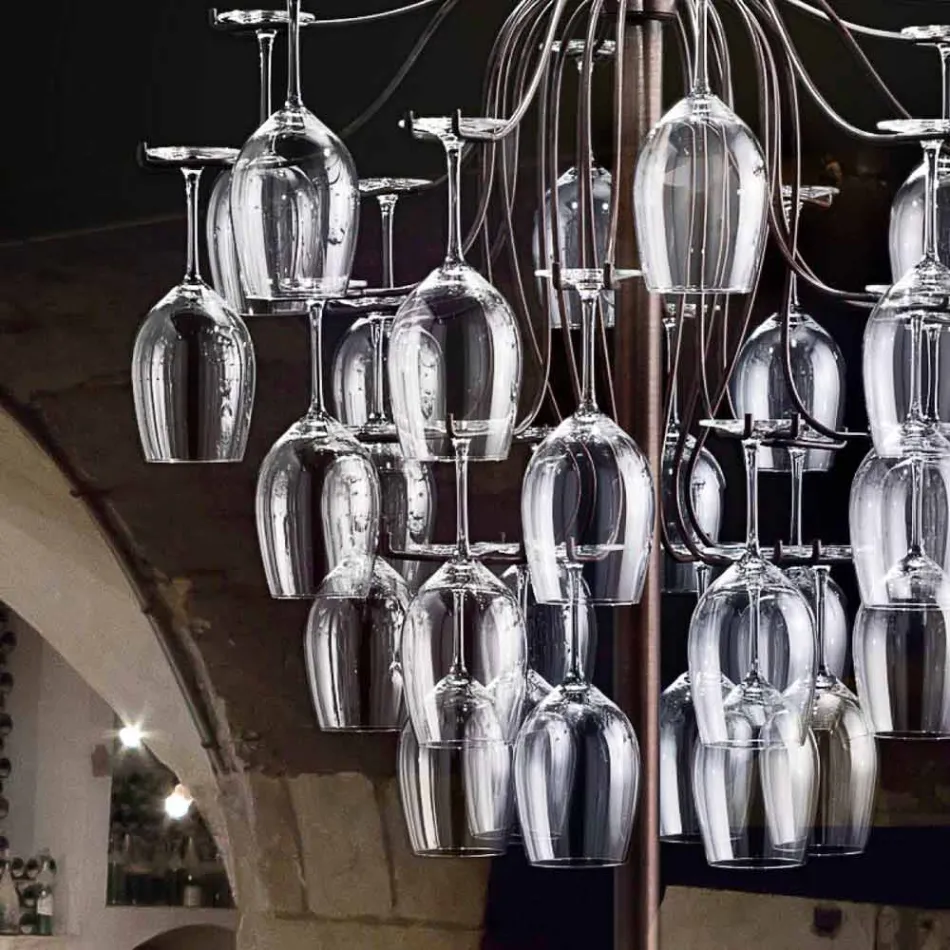 Stojací lampa brýle převrátil 30 Sauvignon Viadurini