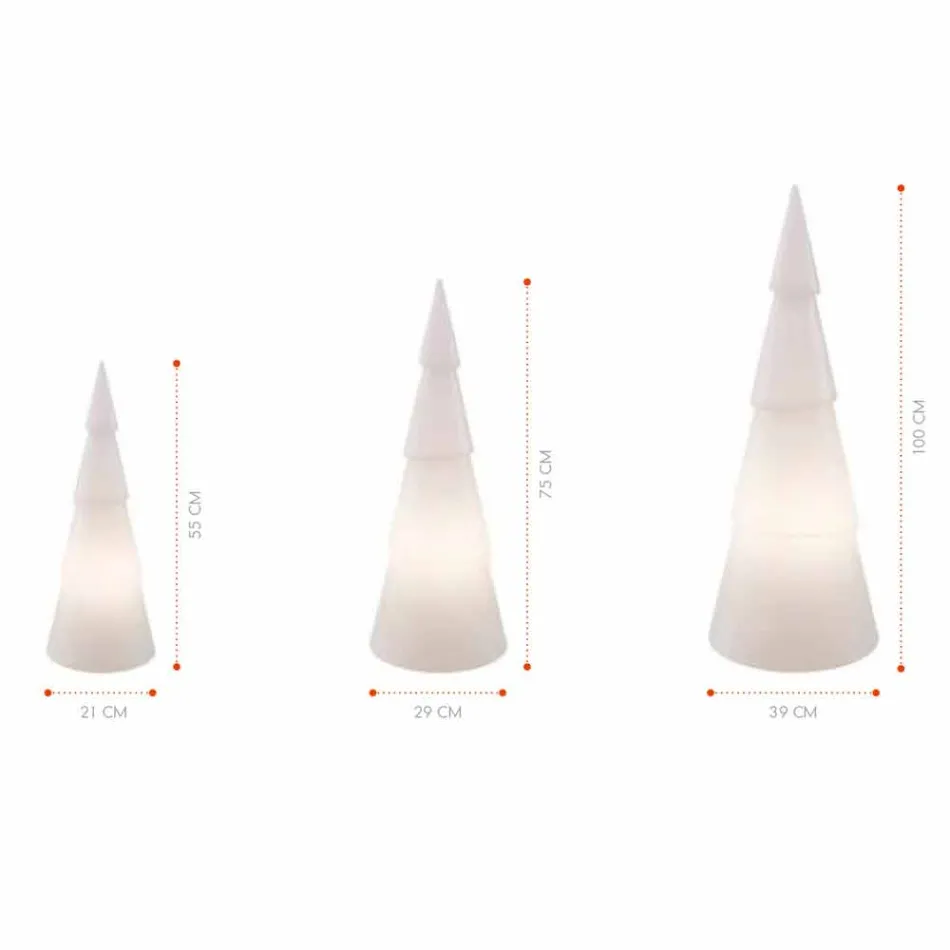 LED nebo solární designová lampa pro vnitřní nebo venkovní použití - Alberostar Viadurini