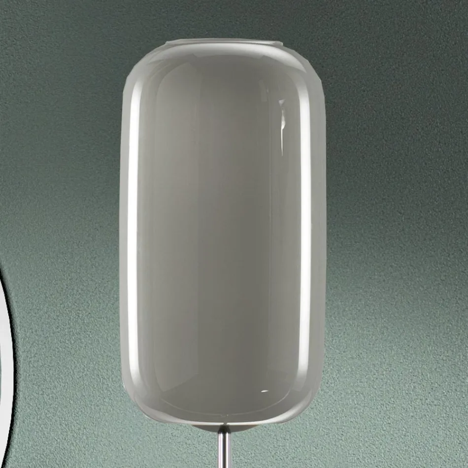 Ručně foukaná stojací lampa z benátského skla - Bambus Viadurini