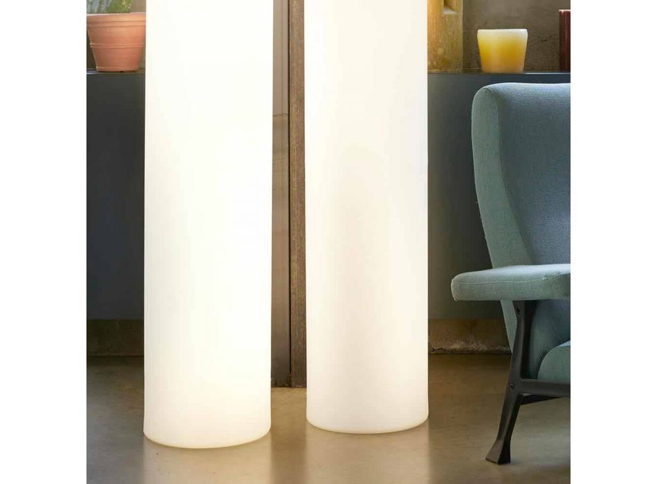 Slide Fluo válcová stojací lampa vyrobená v Itálii Viadurini