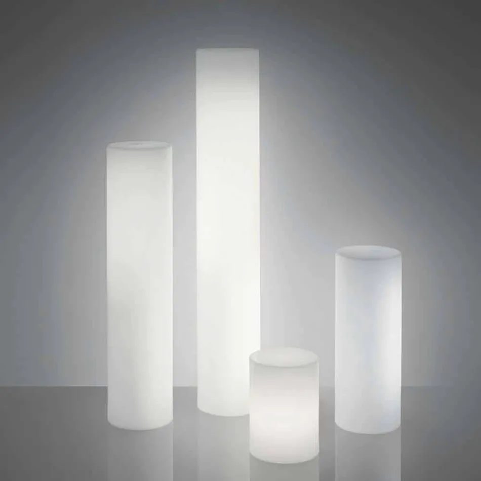 Slide Fluo válcová stojací lampa vyrobená v Itálii Viadurini