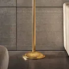 Klasická stojací lampa z porcelánu a luxusního foukaného skla - Eteria Viadurini