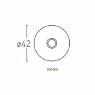 Stojací lampa se stínidlem z bílého polyetylénu vyrobená v Itálii - Asturii Viadurini