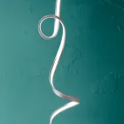 Stojací lampa s konstrukcí z lakovaného kovu s LED světlem - Lumino Viadurini