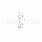 Venkovní stojací lampa z hliníku vyrobená v Itálii, Aquilina Viadurini