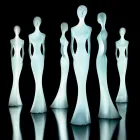 Zahradní stojací lampa s designem LED světelné sochy RGBW - Penelope od Myyour Viadurini