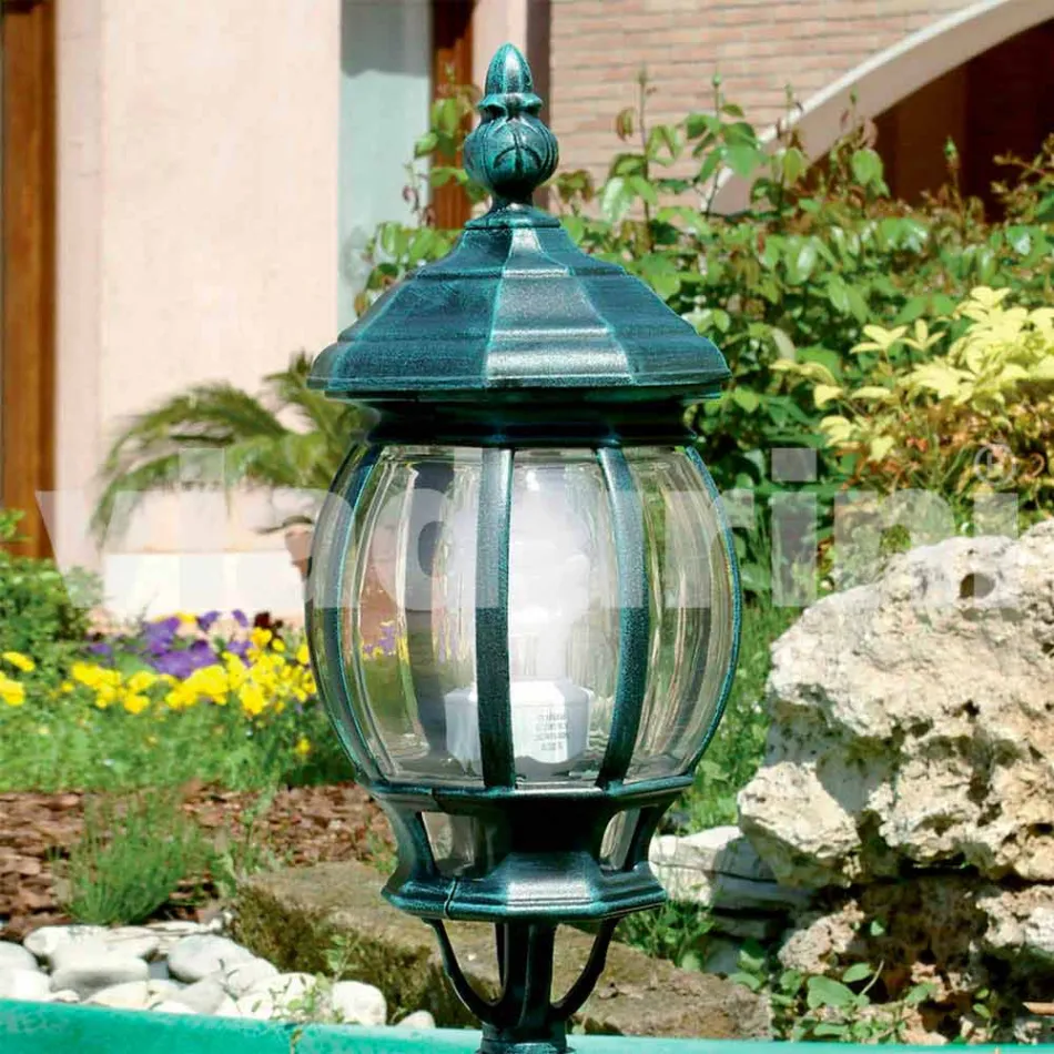 Anika zahradní hliníková stojací lampa vyrobená v Itálii Viadurini