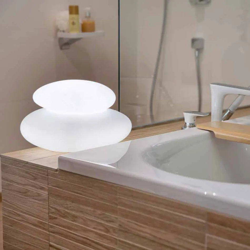 Stojací lampa pro interiér nebo exteriér moderního přírodního designu - Sassostar Viadurini