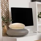 Stojací lampa pro interiér nebo exteriér moderního přírodního designu - Sassostar Viadurini