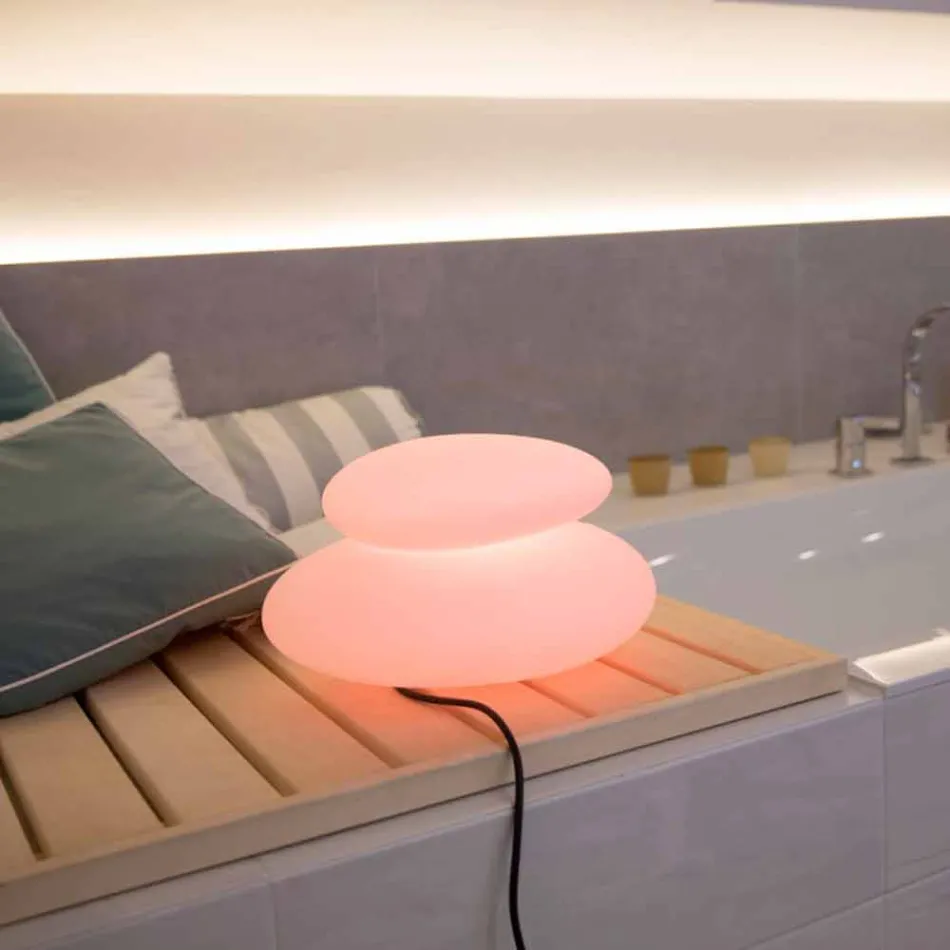 Stojací lampa pro interiér nebo exteriér moderního přírodního designu - Sassostar Viadurini