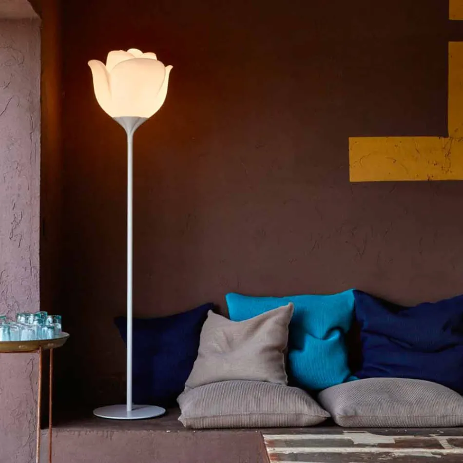 Vnitřní plastová květinová stojací lampa - Baby Love od Myyour Viadurini