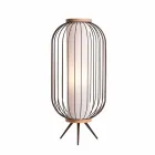 Stojací lampa moderní design v Ø37xh80 cm Fanny Steel Viadurini